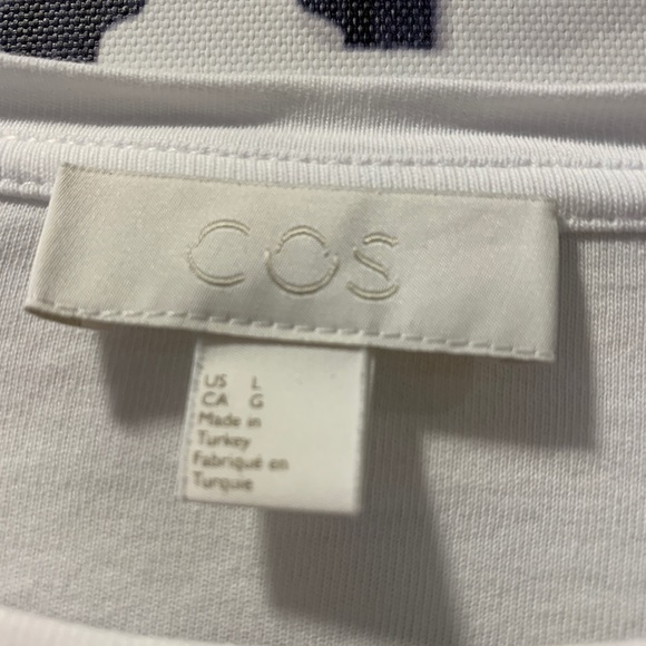 COS white mens T-shirt - Picture 2 of 4
